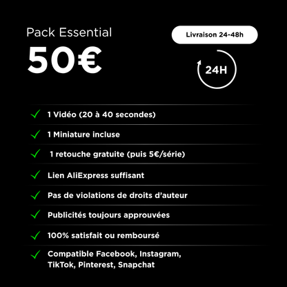 Pack Création Video E-commerce