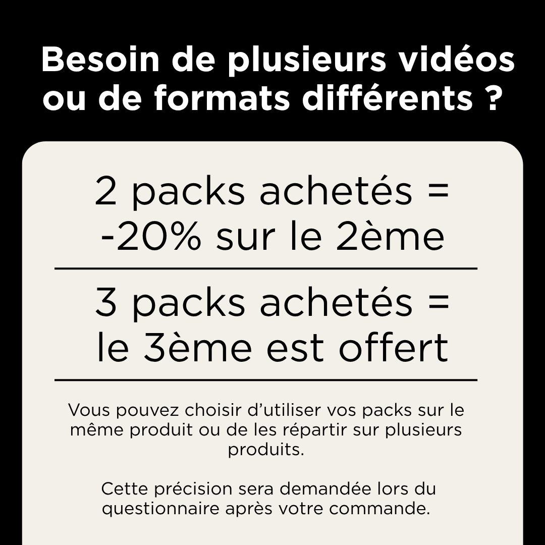 Pack Création Video E-commerce
