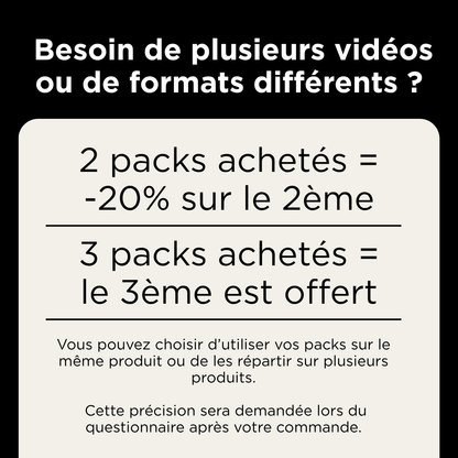 Pack Création Video E-commerce