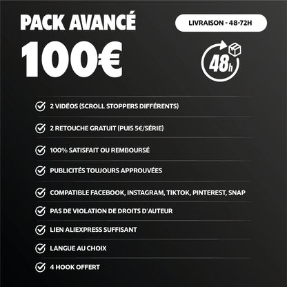 Pack Création Video E-commerce