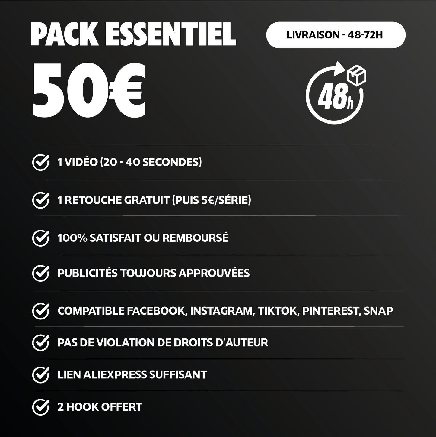 Pack Création Video E-commerce