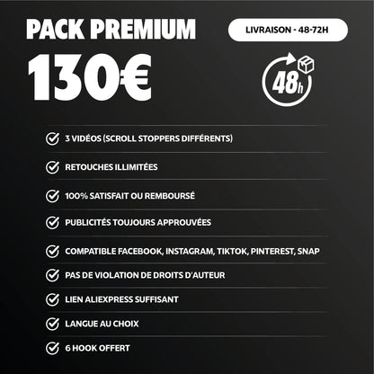 Pack Création Video E-commerce